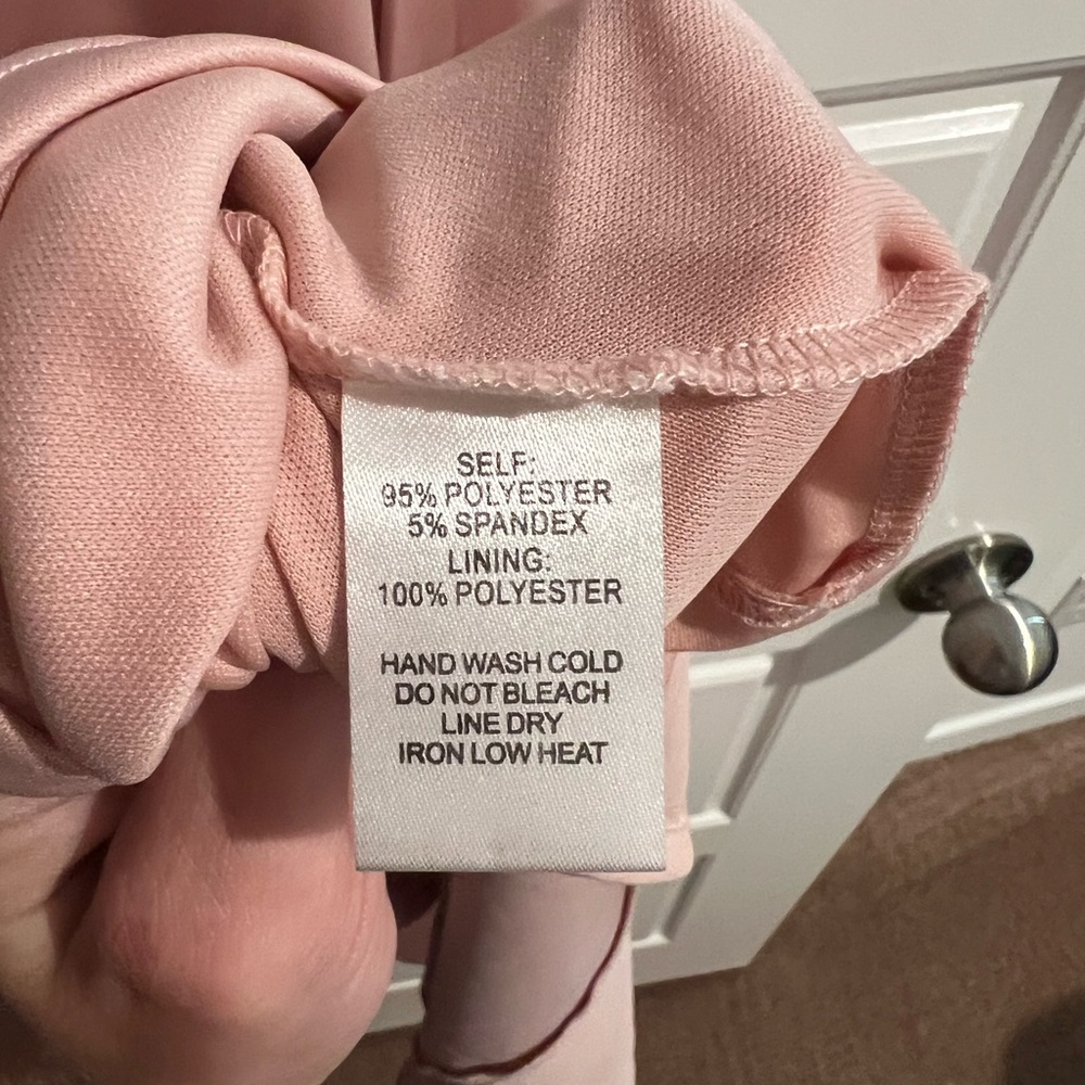 Lulus Sereno mauve pink satin cowl neck asymmetrical dress - Picture 4 of 6